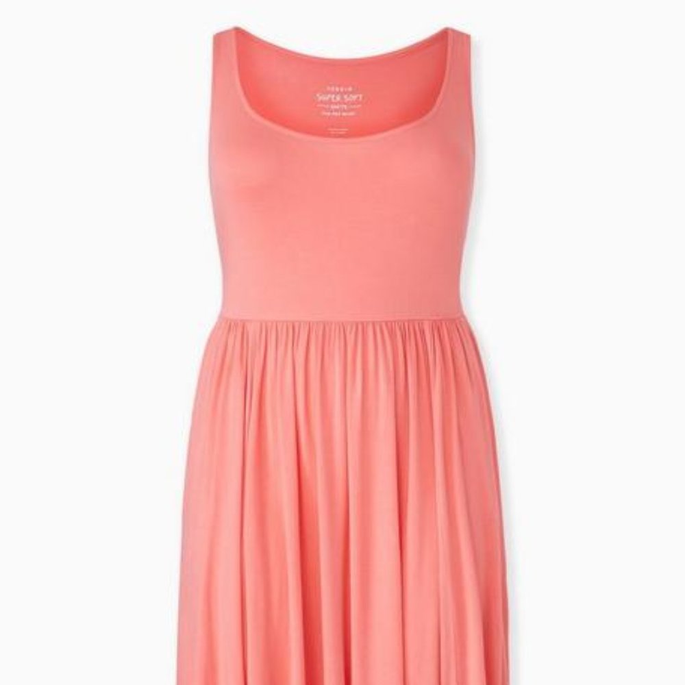 Torrid Orange Tank Dress 1x